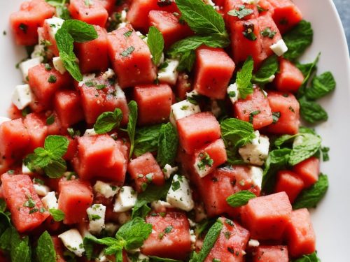 Halloumi, Watermelon & Mint Salad