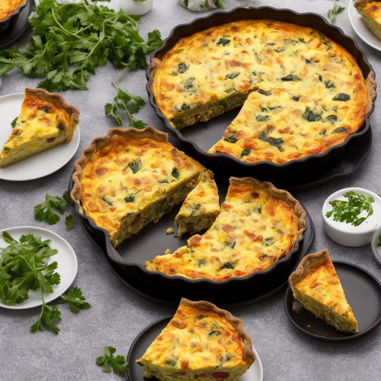 Ham and Vegetable Quiche Recipe