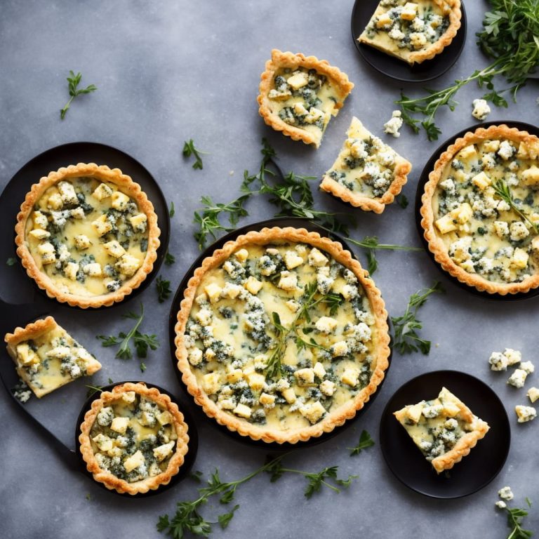 Ham & Blue Cheese Tart Recipe