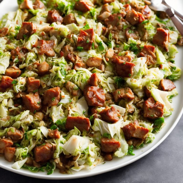 Ham Hock & Cabbage Hash Recipe