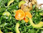 Ham & watercress salad with clementine dressing