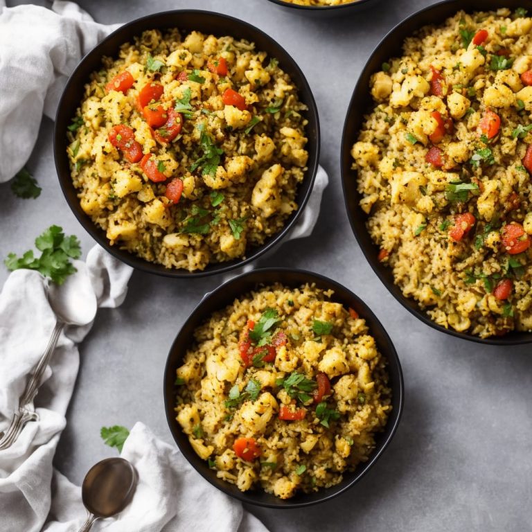 Harissa Cauliflower Pilaf Recipe