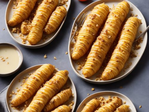 Hasselback Parsnips with Orange & Maple Syrup