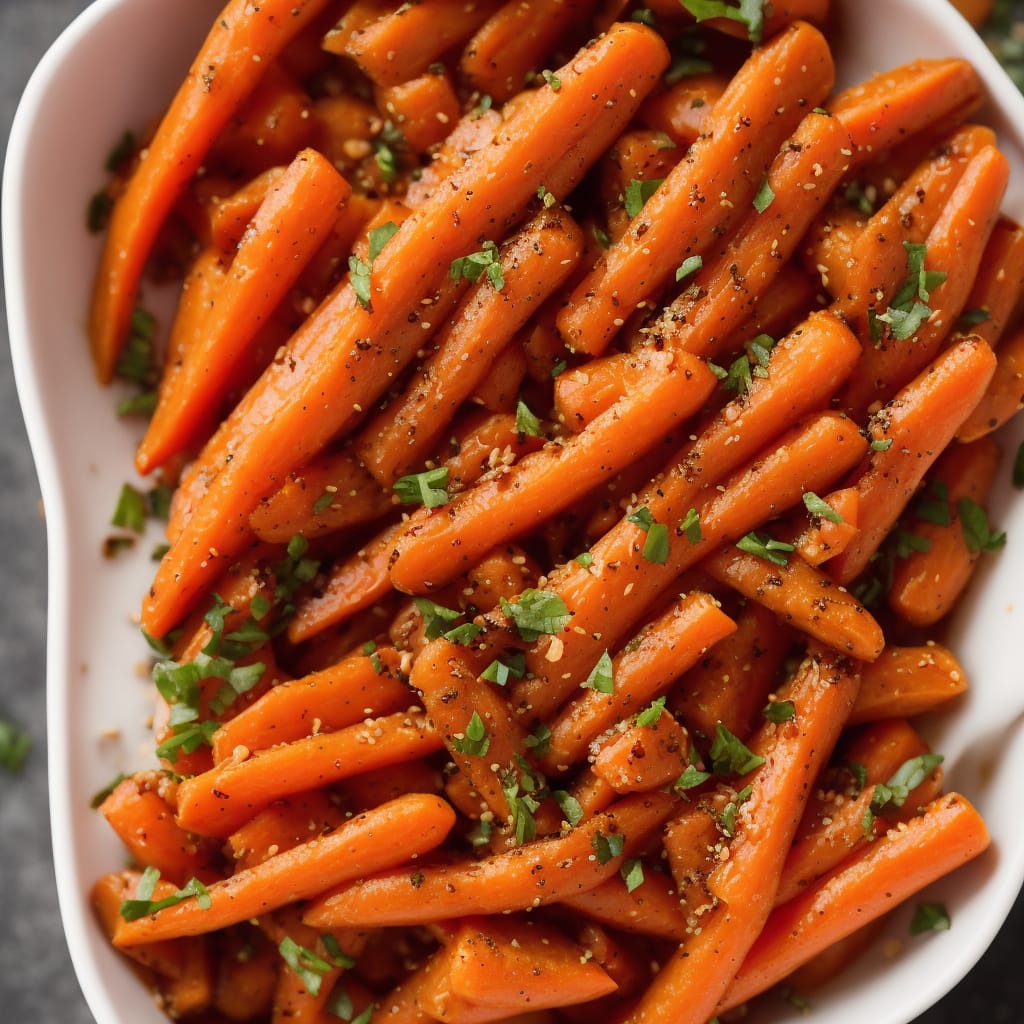 Hazelnut & Mustard Carrots