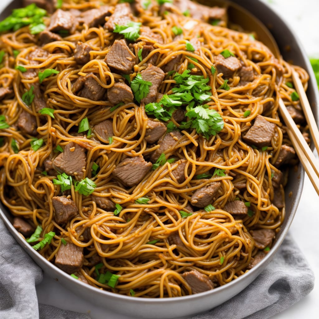 Healthy Beef Chow Mein