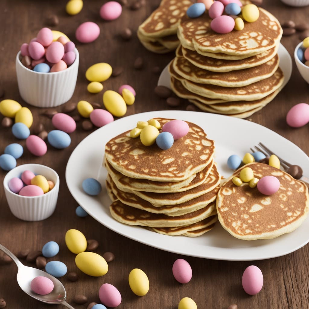 Healthy Easter Bunny Pancakes