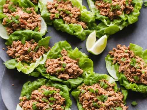Healthy Tuna Lettuce Wraps