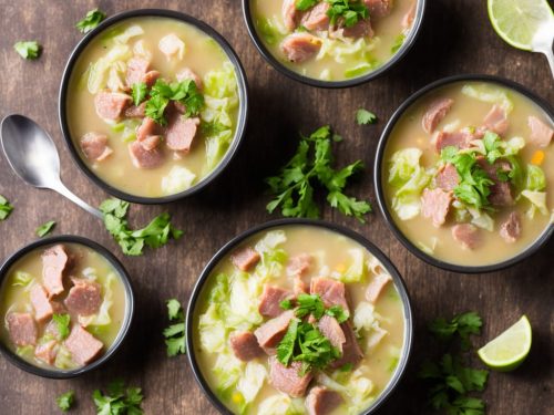 Hearty Cabbage and Ham Soup Recipe