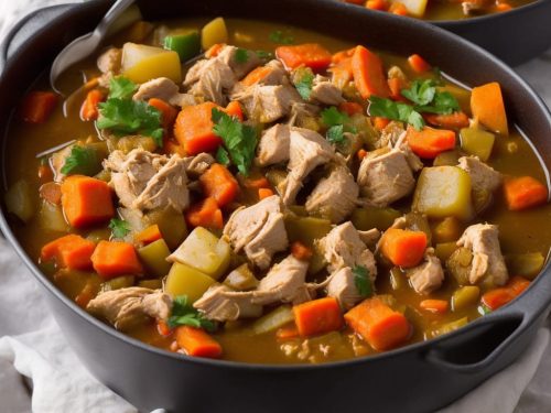 Hearty Turkey Stew with Vegetables