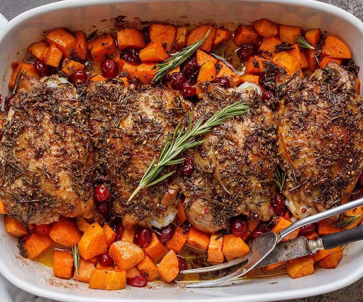 Herb-Roasted Turkey Thighs