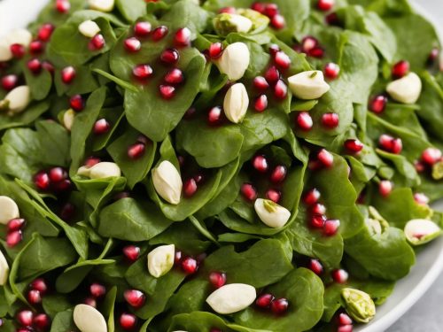 Herb Salad with Pomegranate & Pistachios