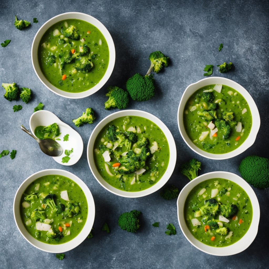 Herby Broccoli & Pea Soup