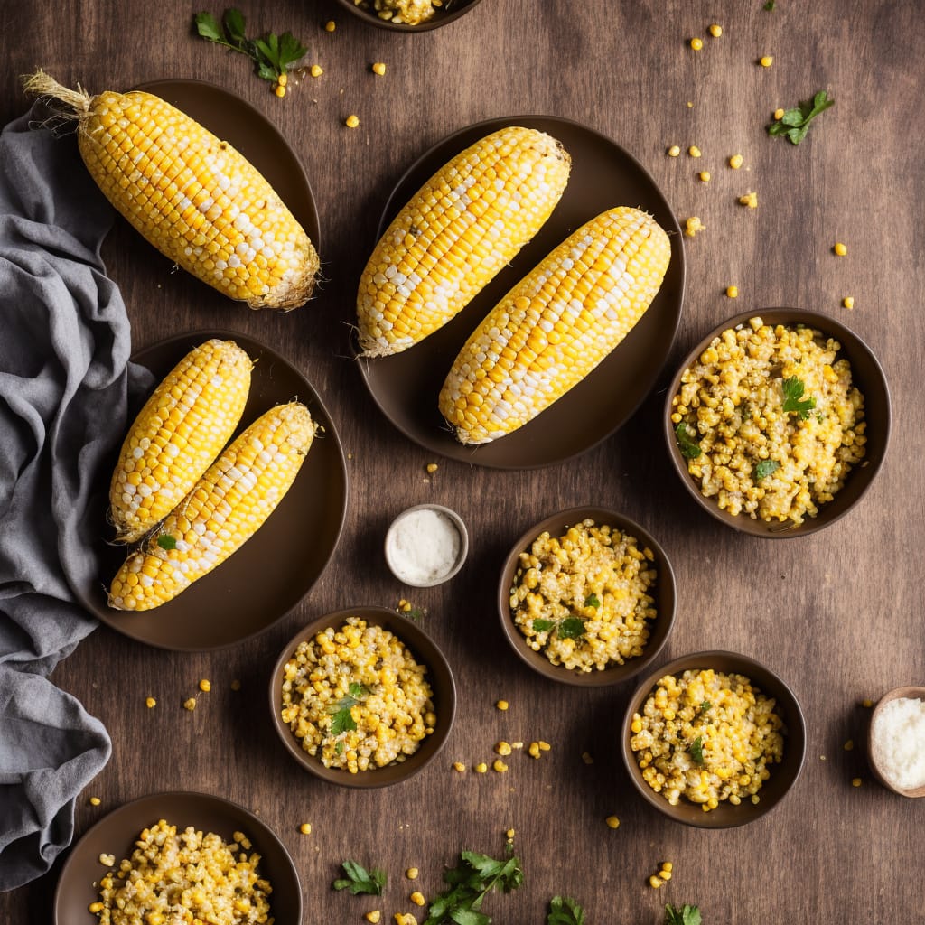 Herby Corn off the Cobs in Brown Butter Sauce