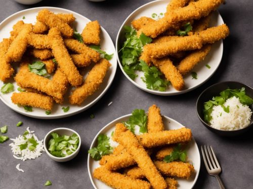 Herby Fish Fingers with Chinese-Style Rice