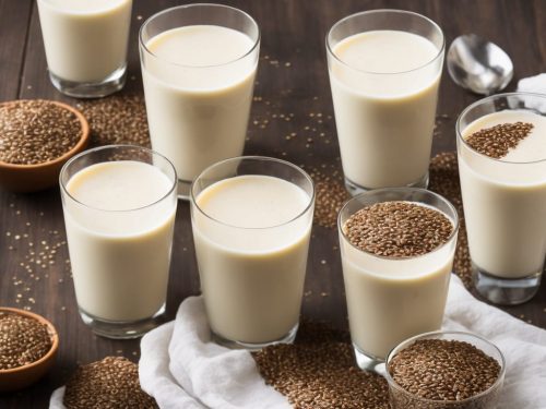 Homemade Flax Seed Milk