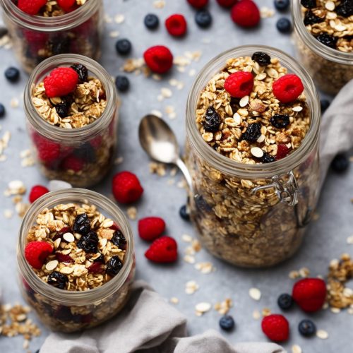 Homemade Muesli with Oats, Dates & Berries Recipe