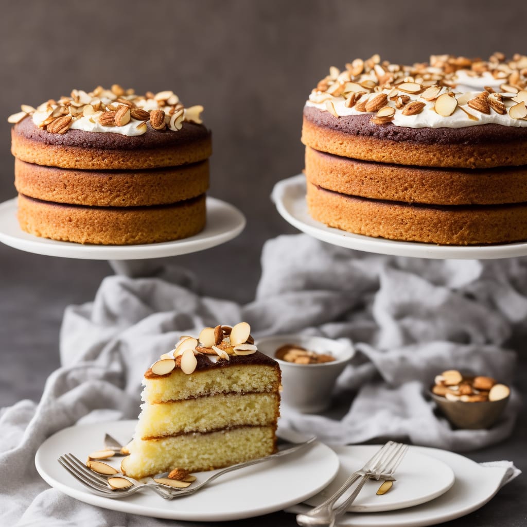 Honey & Almond Layer Cake