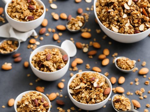 Honey Crunch Granola with Almonds & Apricots