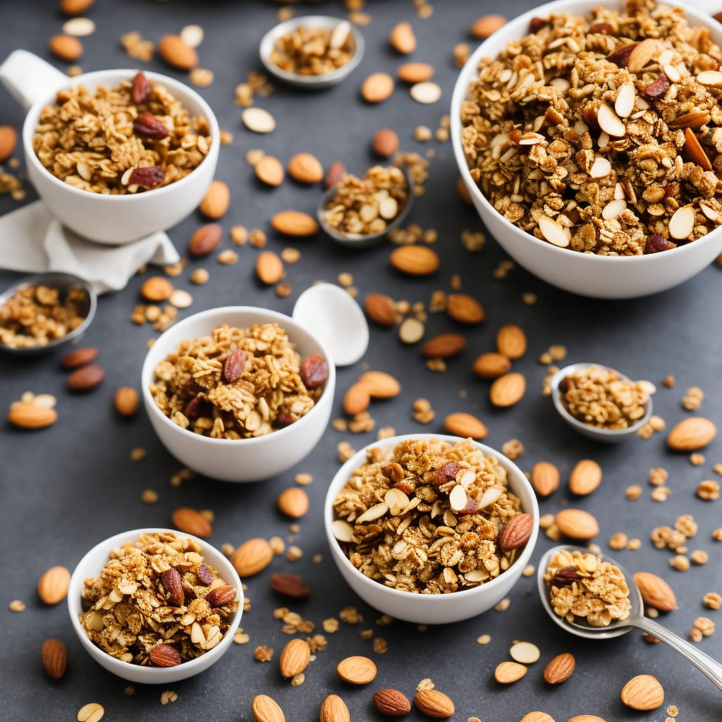 Honey Crunch Granola with Almonds & Apricots