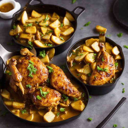Honey Mustard Chicken Pot with Parsnips Recipe