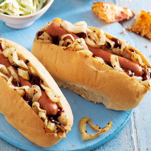 HoneyMustard Hot Dogs Recipe
