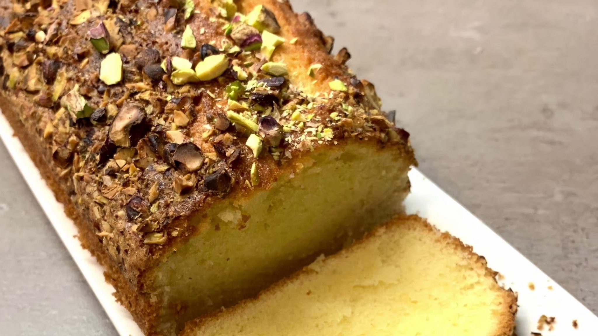 Honey Saffron Christmas Cake Recipe