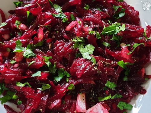 Hot Beetroot Salad