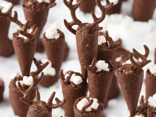 Hot Chocolate Reindeer Cone