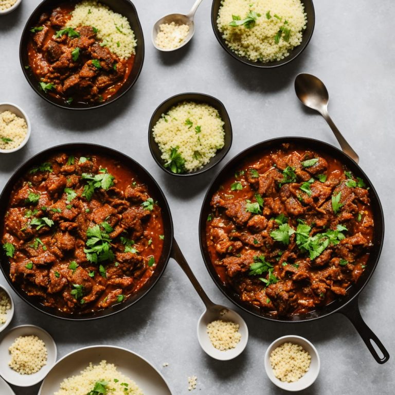 Hot Harissa Lamb with Couscous Recipe