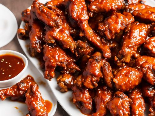 Hot & Spicy Wings with Maple Chipotle Hot Sauce