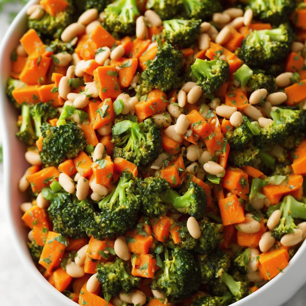 Indian Bean, Broccoli & Carrot Salad