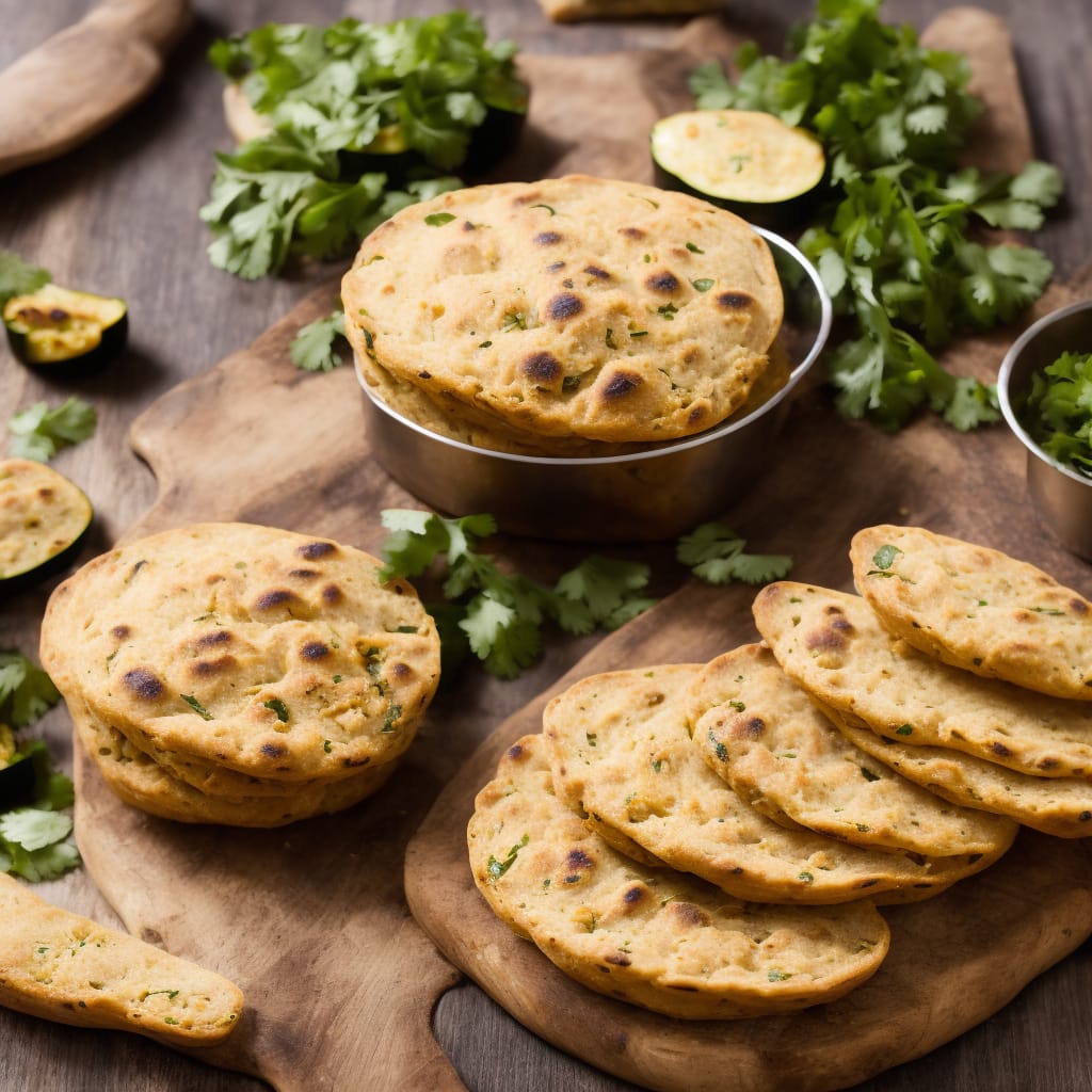 Indian Bread with Courgettes & Coriander