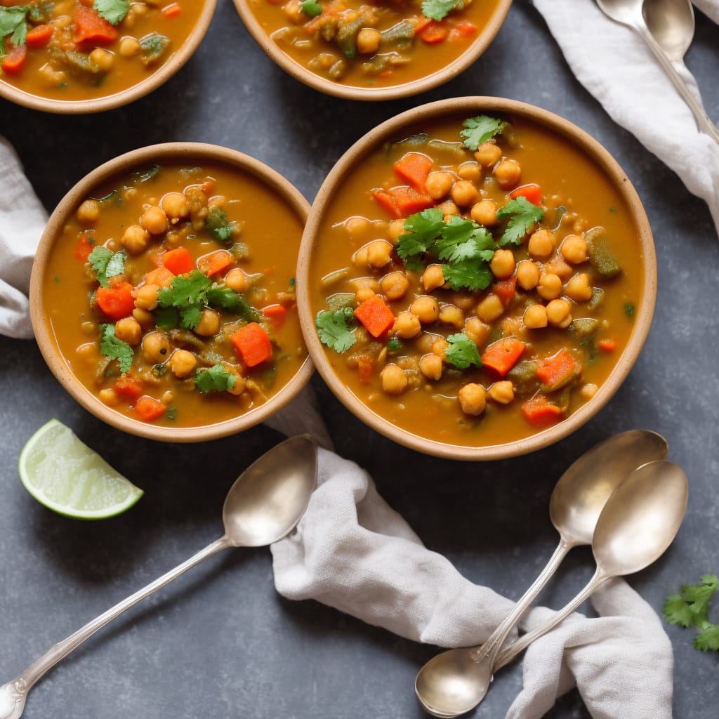 Indian Chickpea & Vegetable Soup