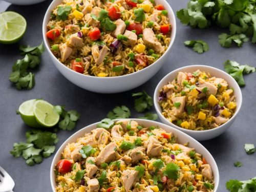 Indian Rice Salad with Chicken