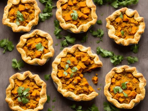 Indian Sweet Potato & Dhal Pies