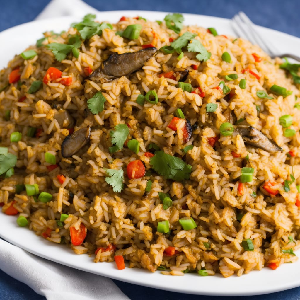 Indonesian Fried Rice with Mackerel