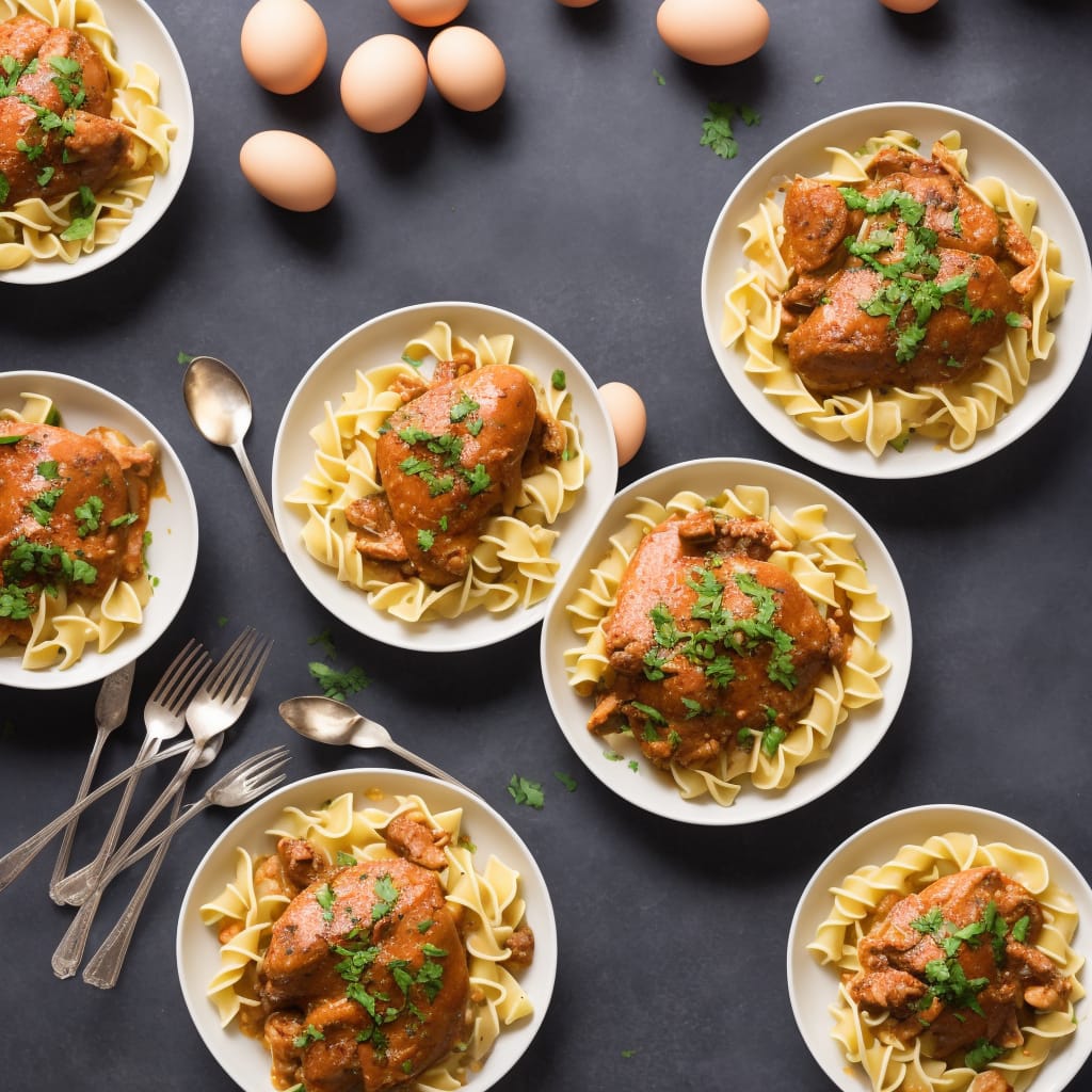 Instant Pot Chicken Paprikash with Egg Noodles Recipe