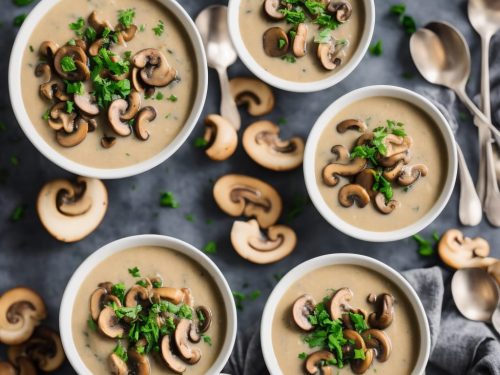 Instant Pot Creamy Mushroom Soup Recipe