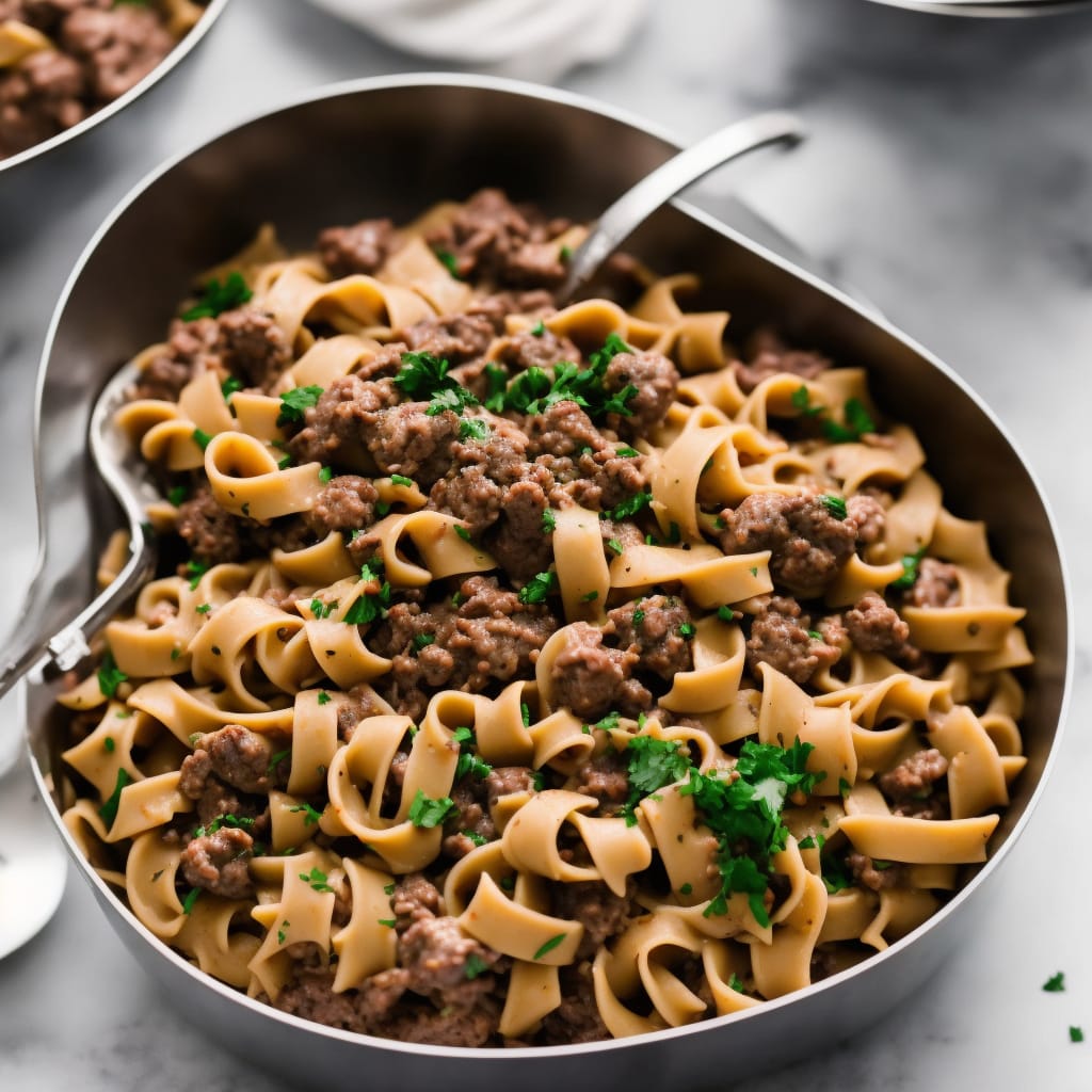 Beef stroganoff instant pot with ground beef hot sale