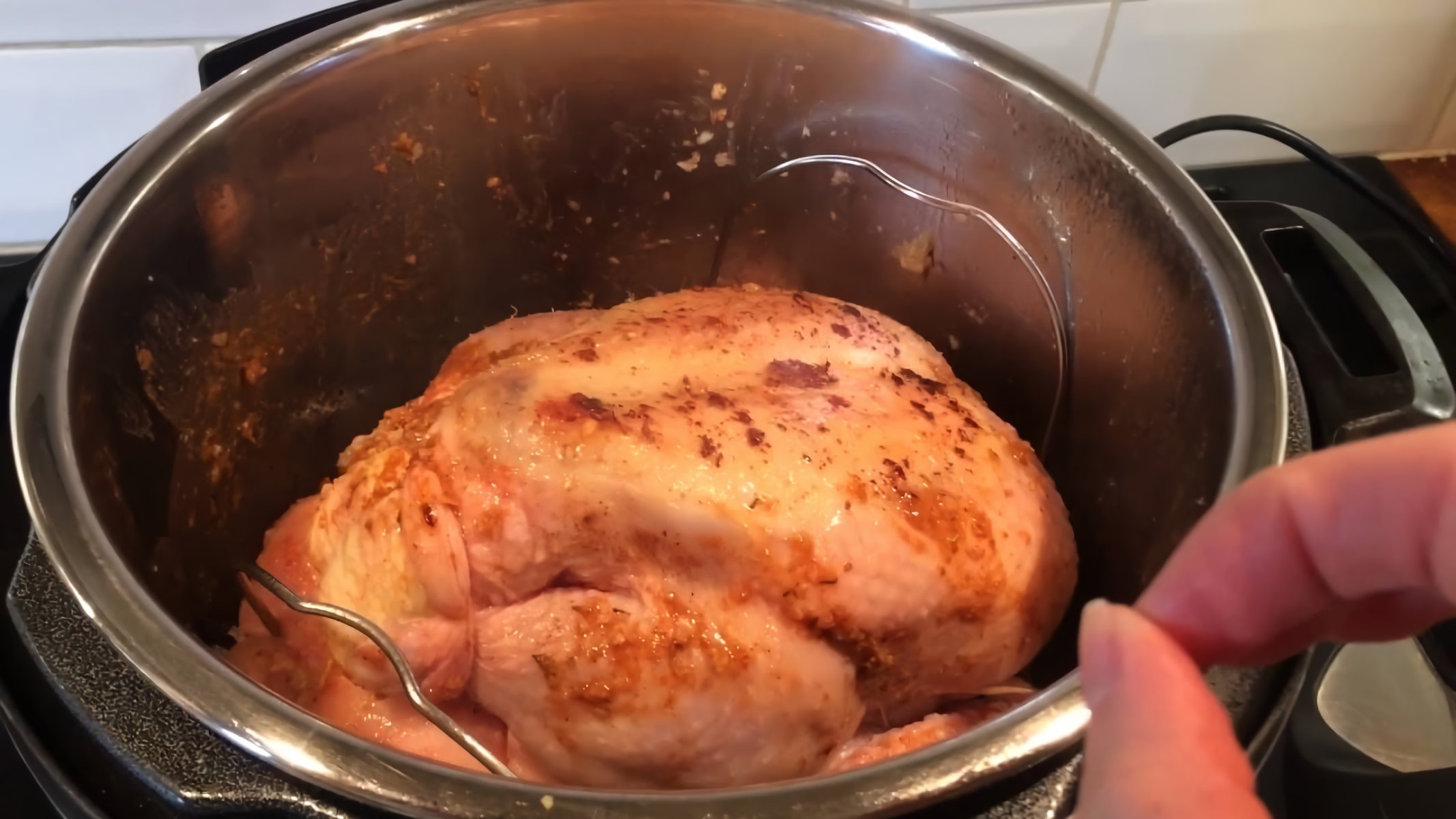 Making a whole online chicken in instant pot