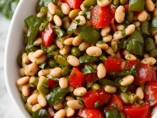 Italian Bean Olive Salad