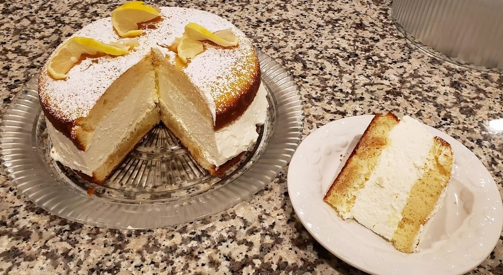 Italian Lemon Cream Cake