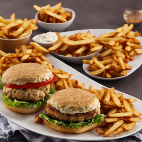 Italianstyle Chicken Burger & Chips Recipe