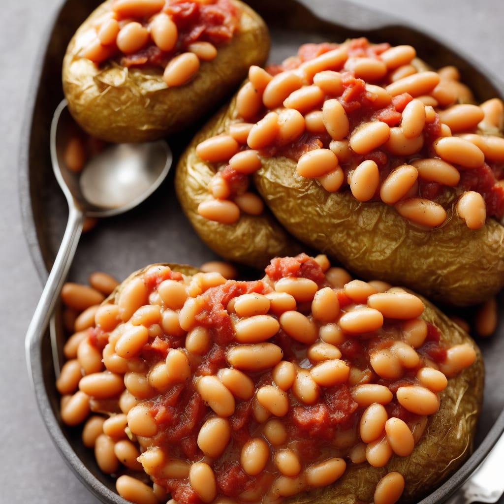 Jacket Potatoes with Home-Baked Beans