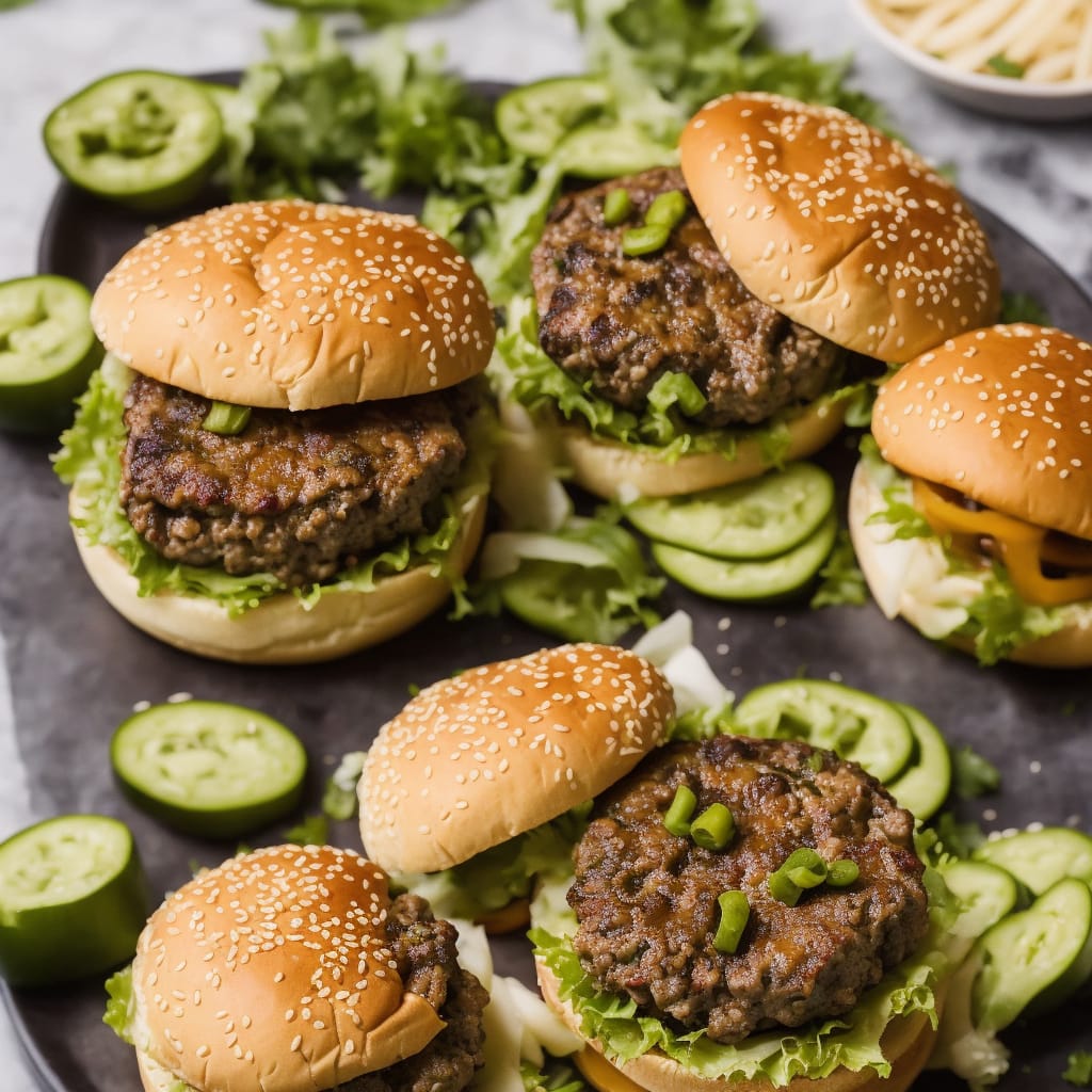 Jalapeno-Garlic-Onion Cheeseburgers