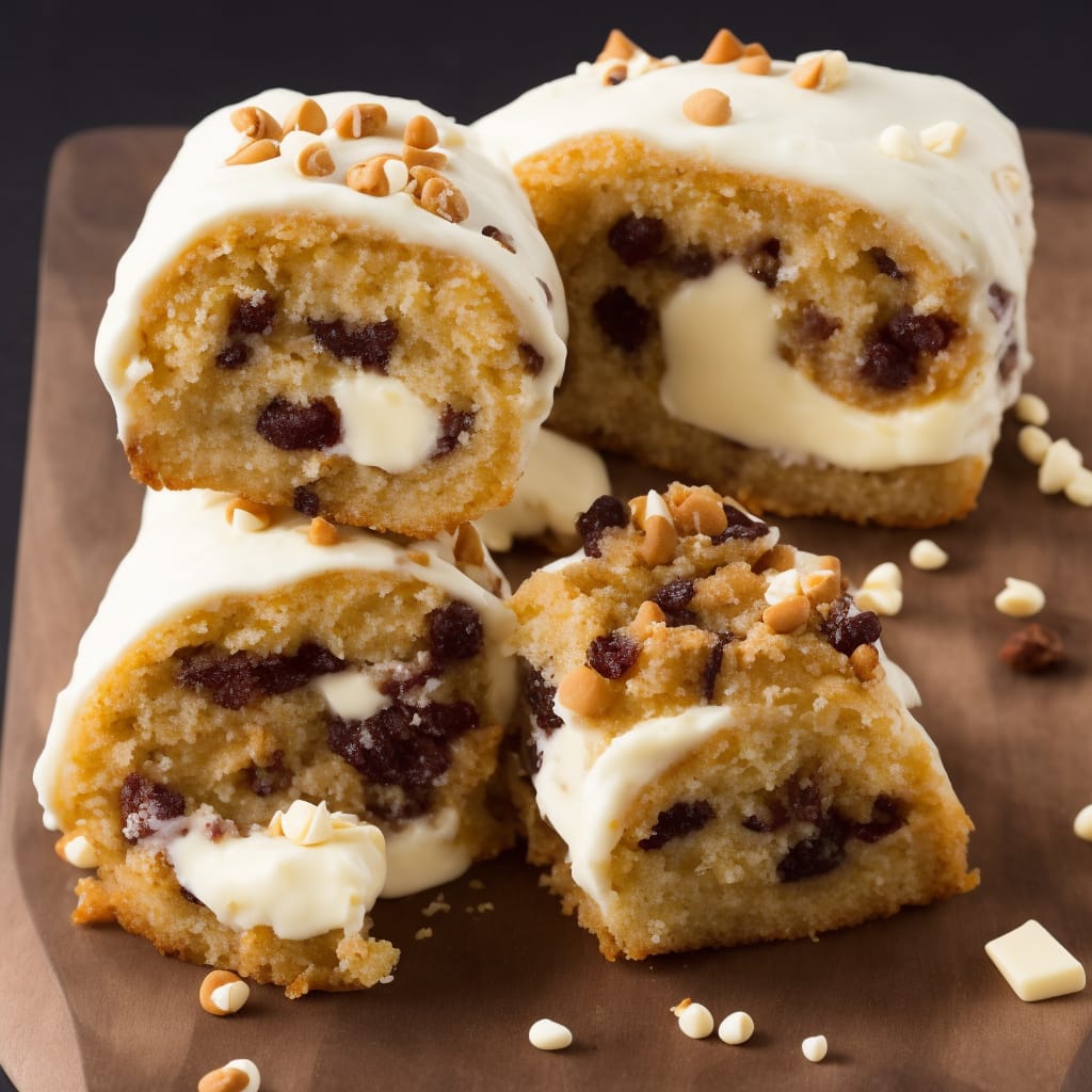 Jam & White Chocolate Roly-Poly