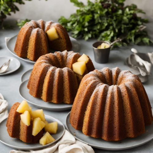 Jamaican Ginger Beer & Pineapple Bundt Cake Recipe