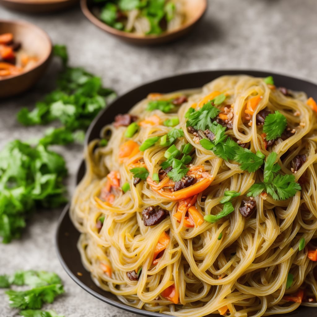 Japchae Korean Glass Noodles