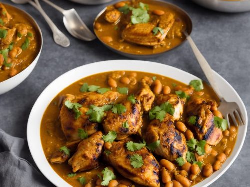 Jerk Chicken Curry with Beans