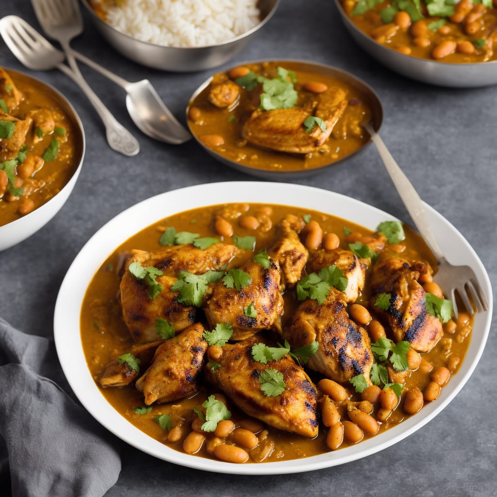 Jerk Chicken Curry with Beans